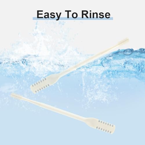 2-in-1 Nasal Hair Cutter, New Double Sided Nose Hair Knife for Men Women, 360° Rotating Nose Hairs Trimmer, Portable Manual Nostril Hair Remover Travel Essentials (5 PCS)