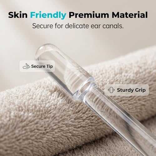 Sticky Ear Cleaning Stick, Reusable Ear Cleaning Tool (1 Set/24 PCS) | 2026 Upgraded Earwax Removal Adhesive Swabs, GentleEar Wax Removal Tools for Adults, Home