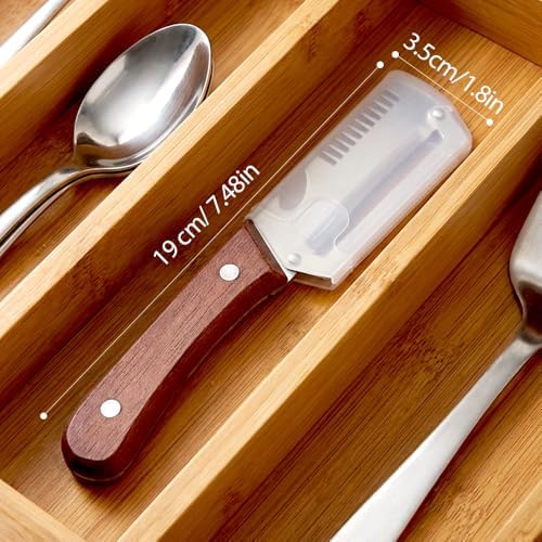Premium Vegetable Peeler with Wooden Handle and Bottle Opener, Multi-Functional Vegetable Peeler for Kitchen, Kitchen Gadgets Tool for Fruit Pumpkin Peeling Potato Carrot Veggie Peeler (2)