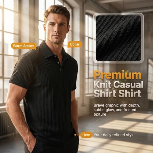 Men's Breeze Shirts for Beer Belly Quick Dry Casual Golf Shirt