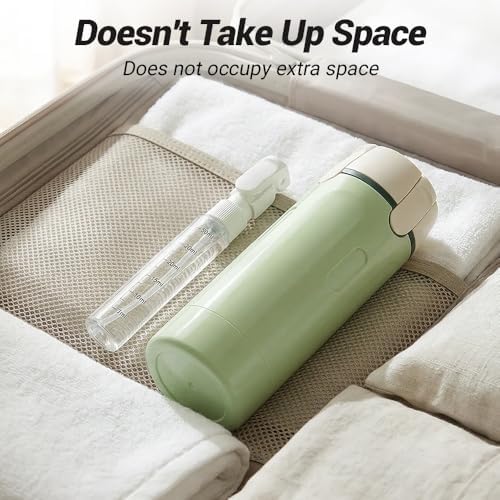 4 in 1 Travel Dispenser, 4 Pack 30ML Leak Proof Travel Bottles for Toiletries, Portable 4-in-1 Travel Dispenser Bottle Travel Refill Bottle for Shampoo Lotion Conditioner Cream (Green)