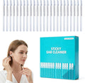Sticky Ear Cleaning Stick, Reusable Ear Cleaning Tool (1 Set/24 PCS) | 2026 Upgraded Earwax Removal Adhesive Swabs, GentleEar Wax Removal Tools for Adults, Home