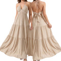 Summer Sun Dresses for Women,Women's Plain Dress for Party, Casual Loose Fit Sleeveless Dress for Beach Holiday Vacation