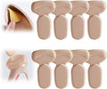 Heel Pads for Shoes, Anti-Slip Heel Liners Soft Cushion Heel Protector Pads for Women Men Shoes, Heel Grippers Heel Protector Sticker for Loose Shoes (8, Beige)