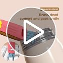 3 in 1 Cup Lid Cleaning Brush, Multifunctional Crevice Portable Cup Lid Cleaning Brush for Bottle Gap Tight Spaces Cup, Crevice Clean Brush for All Type Bottle (3PCS)