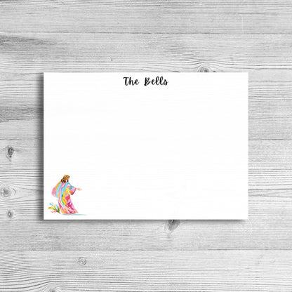 Personalized Jesus Walking Notecards by The Saltwater Press